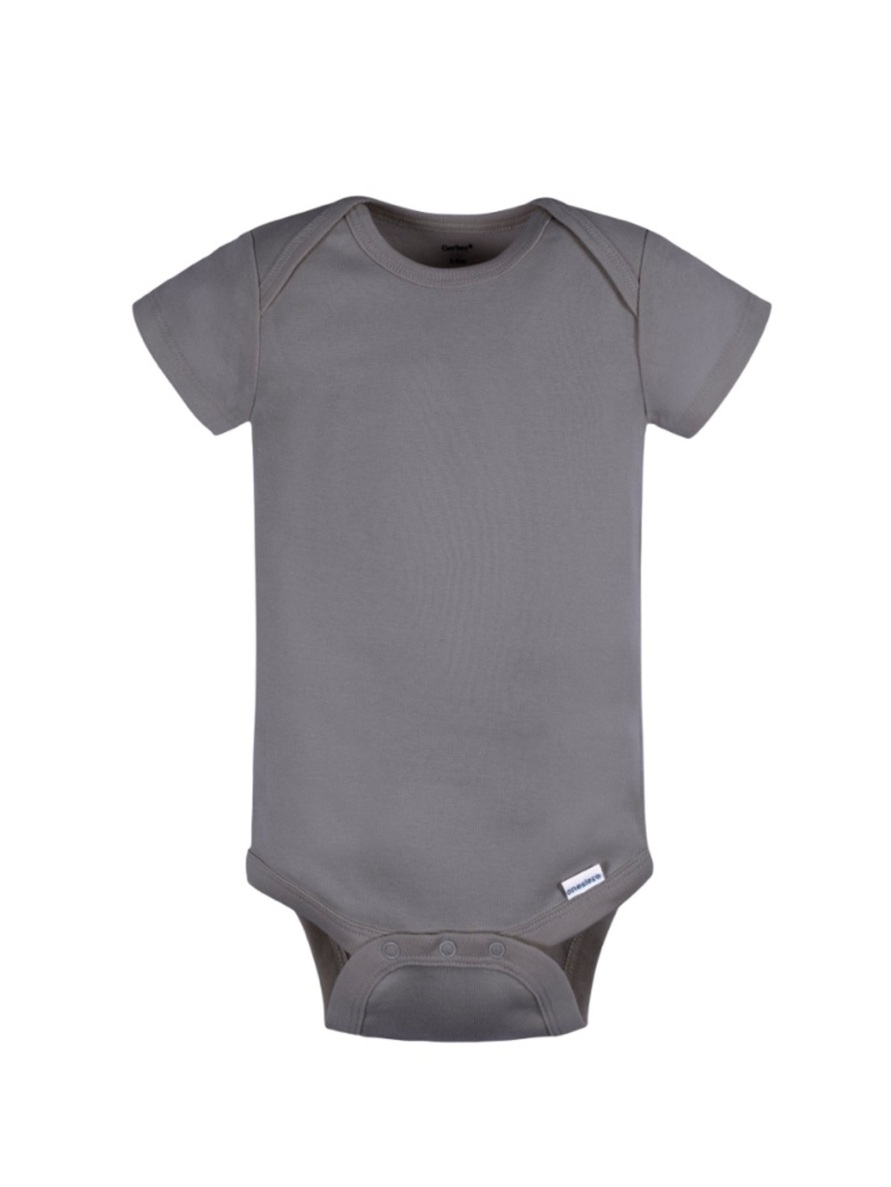 💜 Gerber 5-Pack Baby Neutral Grey’s short sleeve onesies bodysuits, 0-3mths - Picture 3 of 11